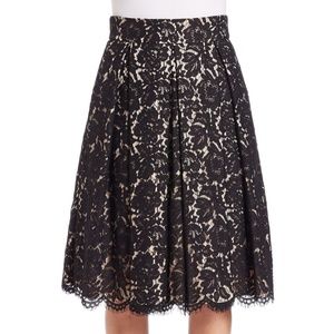 Eliza J black lace skirt